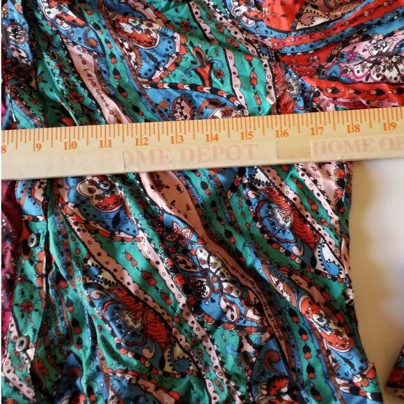 Maeve Anthropologie Womens Sz Small Collared Button Up Long Sleeve High Low Top - Picture 6 of 7